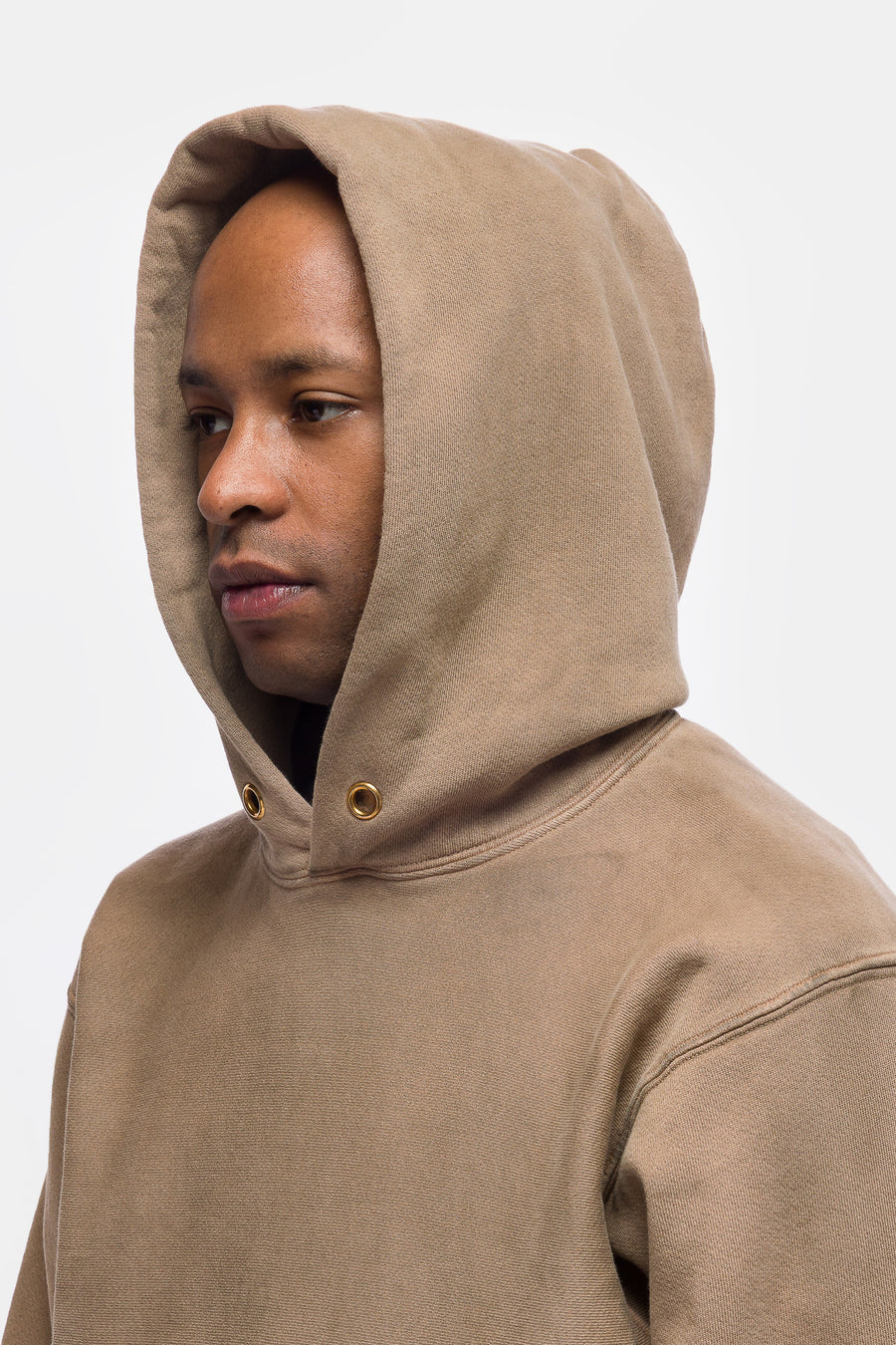 Les Tien Cropped Hoodie in Roebuck Oil - Notre