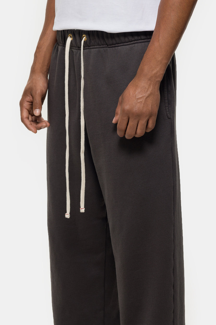 Les Tien Cropped Relaxed Pant in Vintage Black - Notre