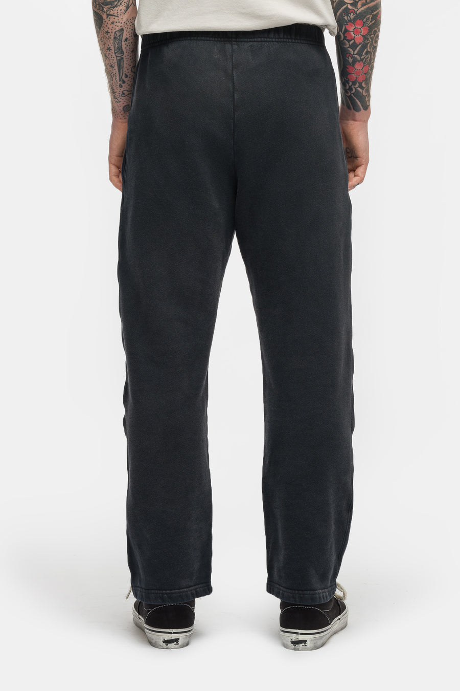 Les Tien Heavyweight Carpenter Workwear Pant in Vintage Faded Black - Notre