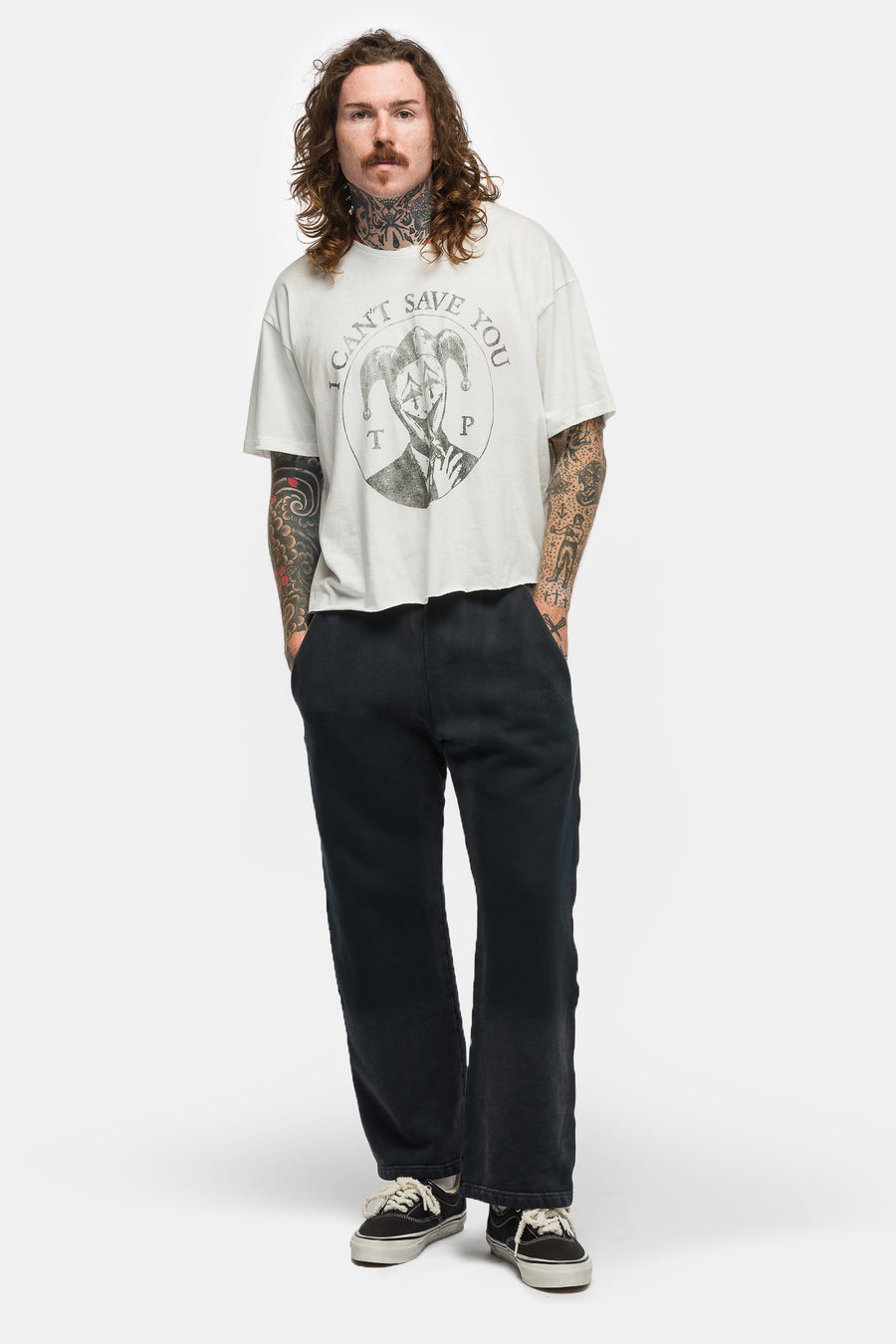 Les Tien Heavyweight Carpenter Workwear Pant in Vintage Faded Black - Notre