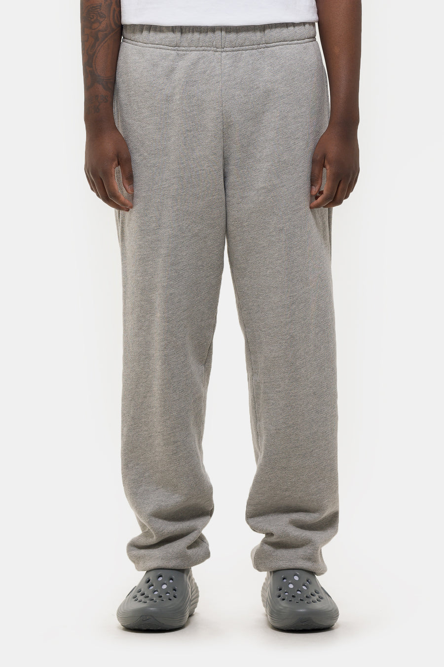 Les Tien Heavyweight Classic Sweatpant in Heather Grey - Notre