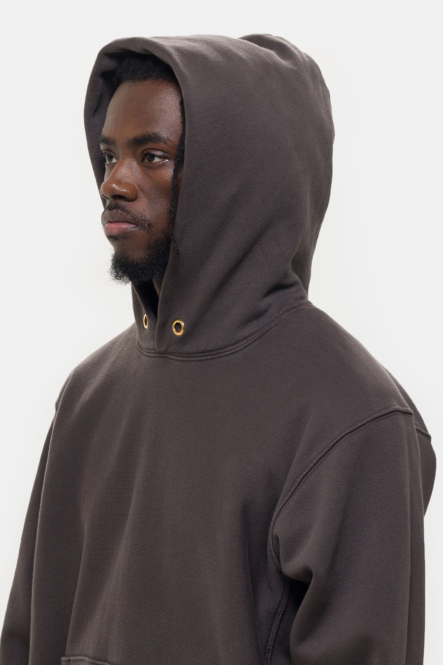 Les Tien Heavyweight Hoodie in Vintage Black - Notre