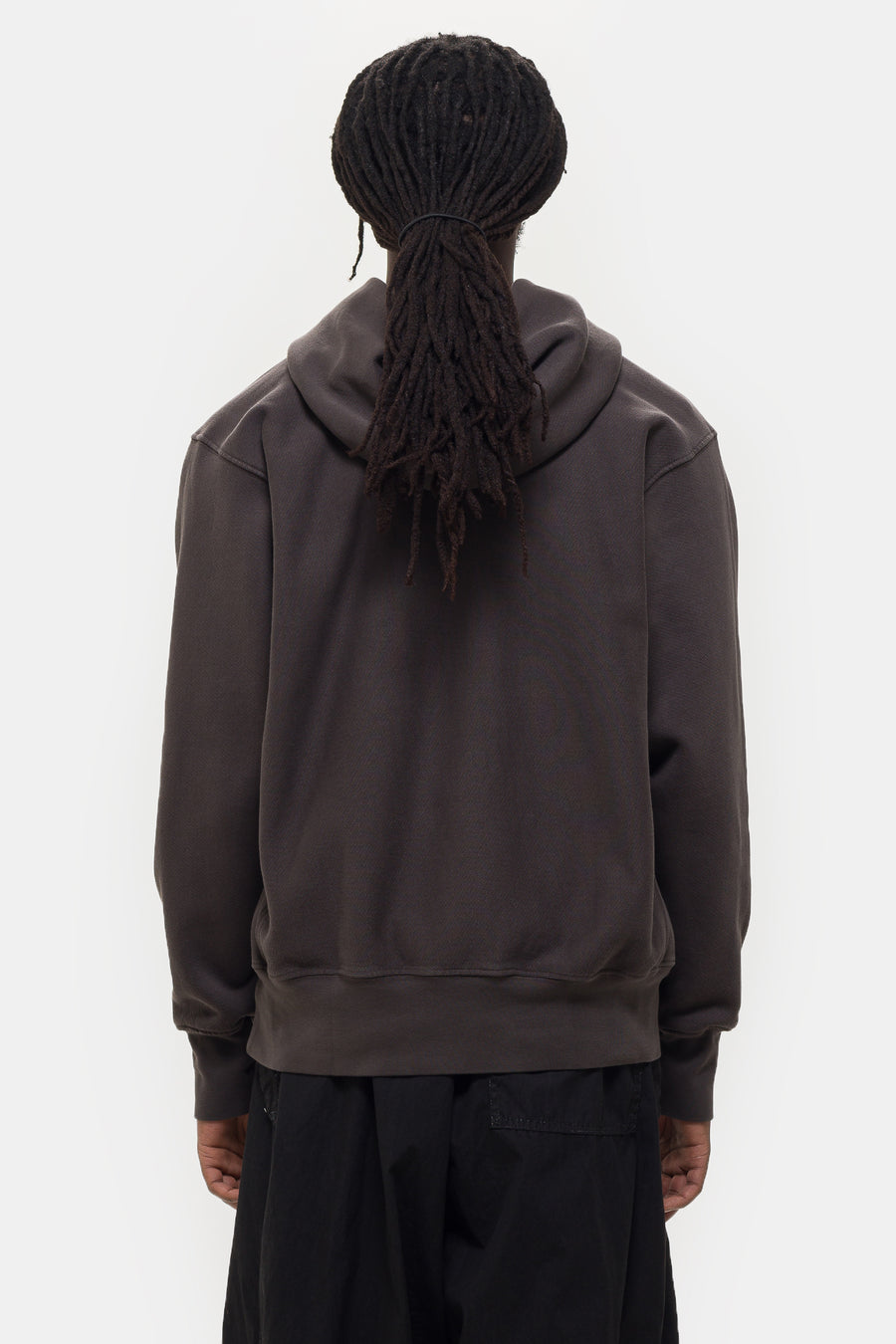 Les Tien Heavyweight Hoodie in Vintage Black - Notre