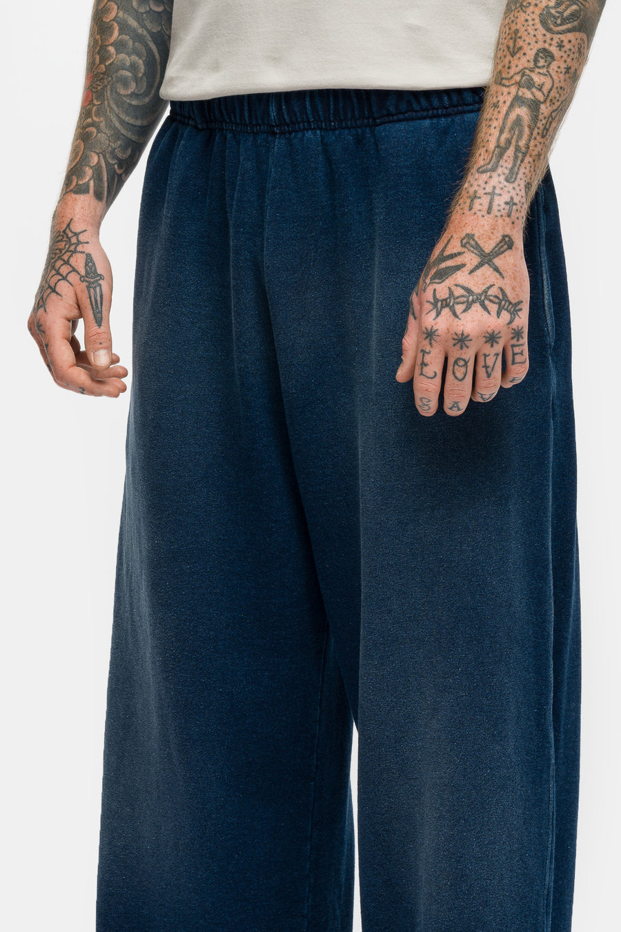 Les Tien Heavyweight Party Pant in Dark Denim - Notre