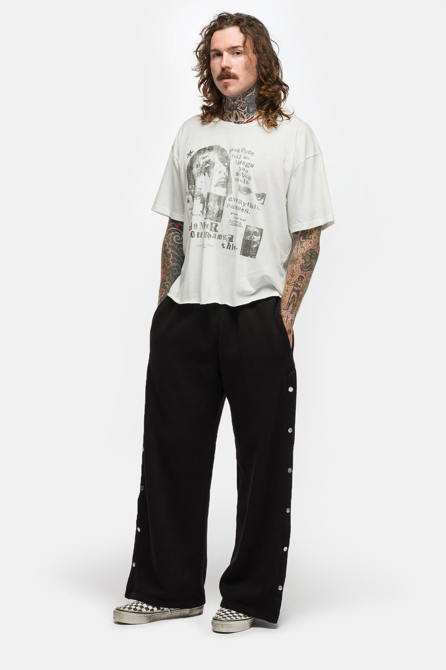 Les Tien Heavyweight Party Snap Pant in Jet Black - Notre