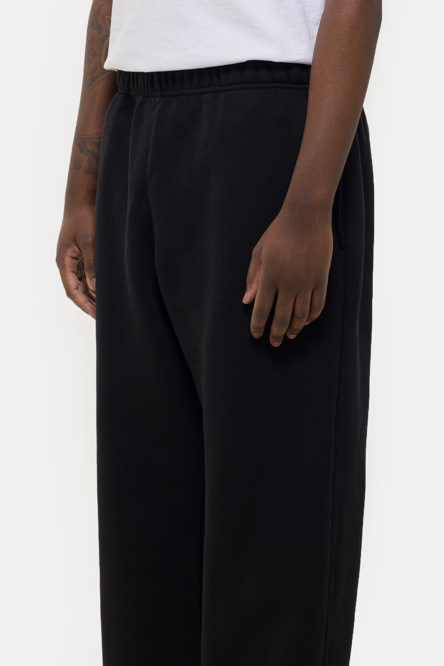 Les Tien Heavyweight Puddle Pant in Jet Black - Notre