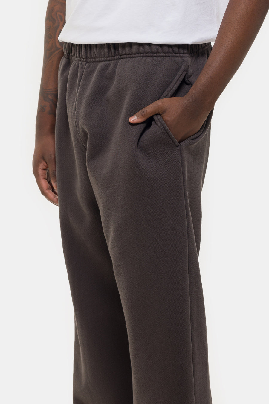 Les Tien Heavyweight Puddle Pant in Vintage Black - Notre