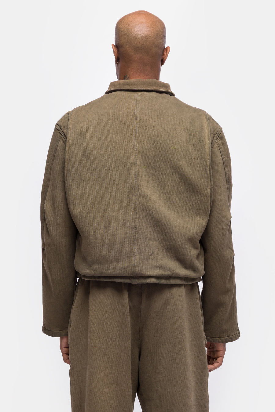 Heavyweight Utility Jacket in Aloe Oil
