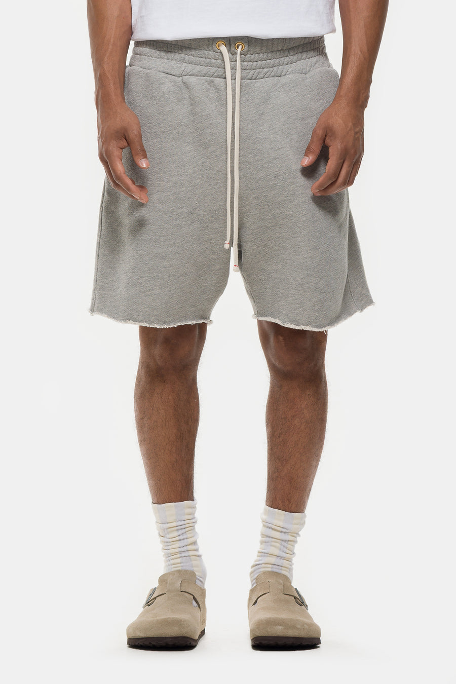 Les Tien Heavyweight Yacht Short in in Heather Grey - Notre