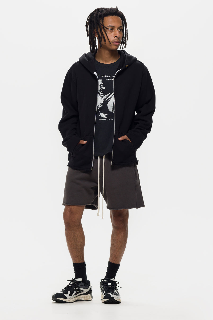 Les Tien Heavyweight Yacht Short in in Vintage Black - Notre