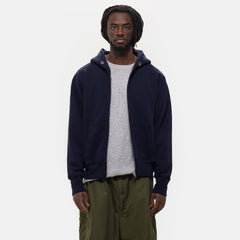 Heavyweight Zip Hoodie in Navy