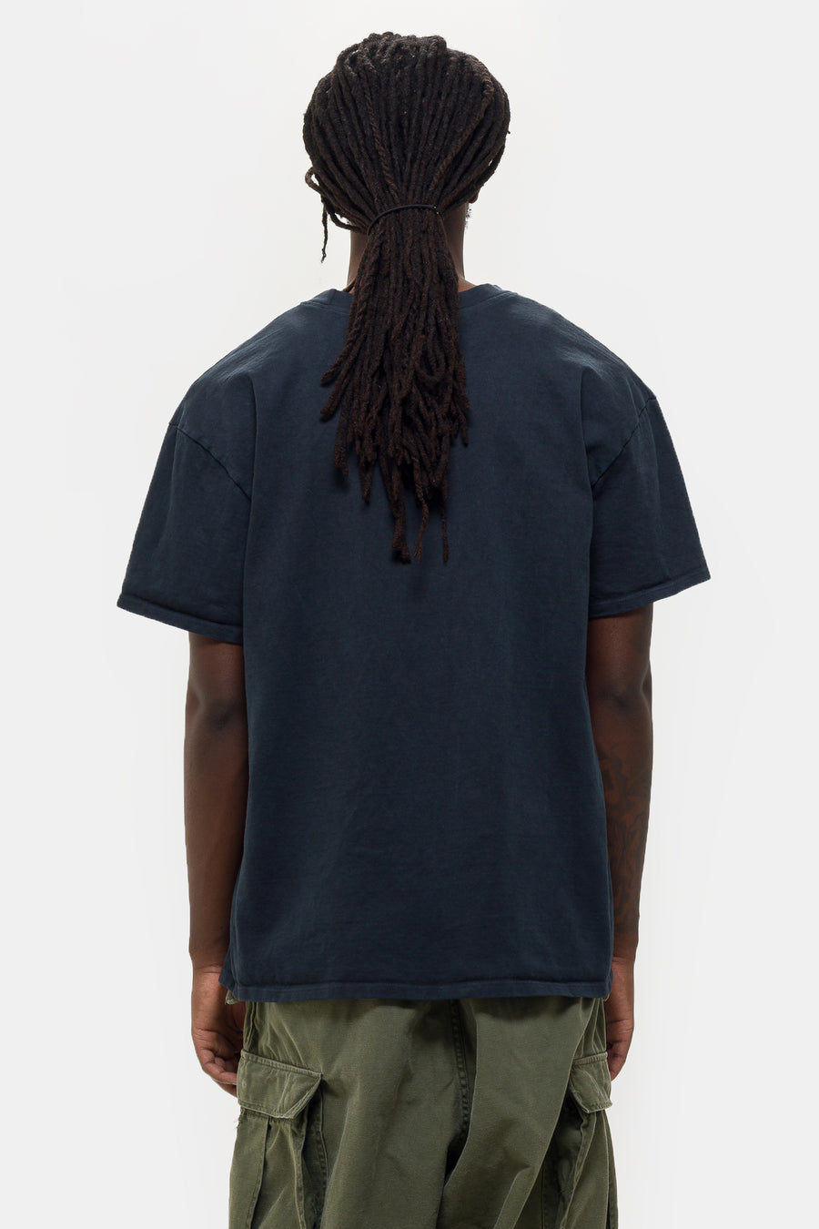 Les Tien Oversized T-Shirt in Faded Black - Notre