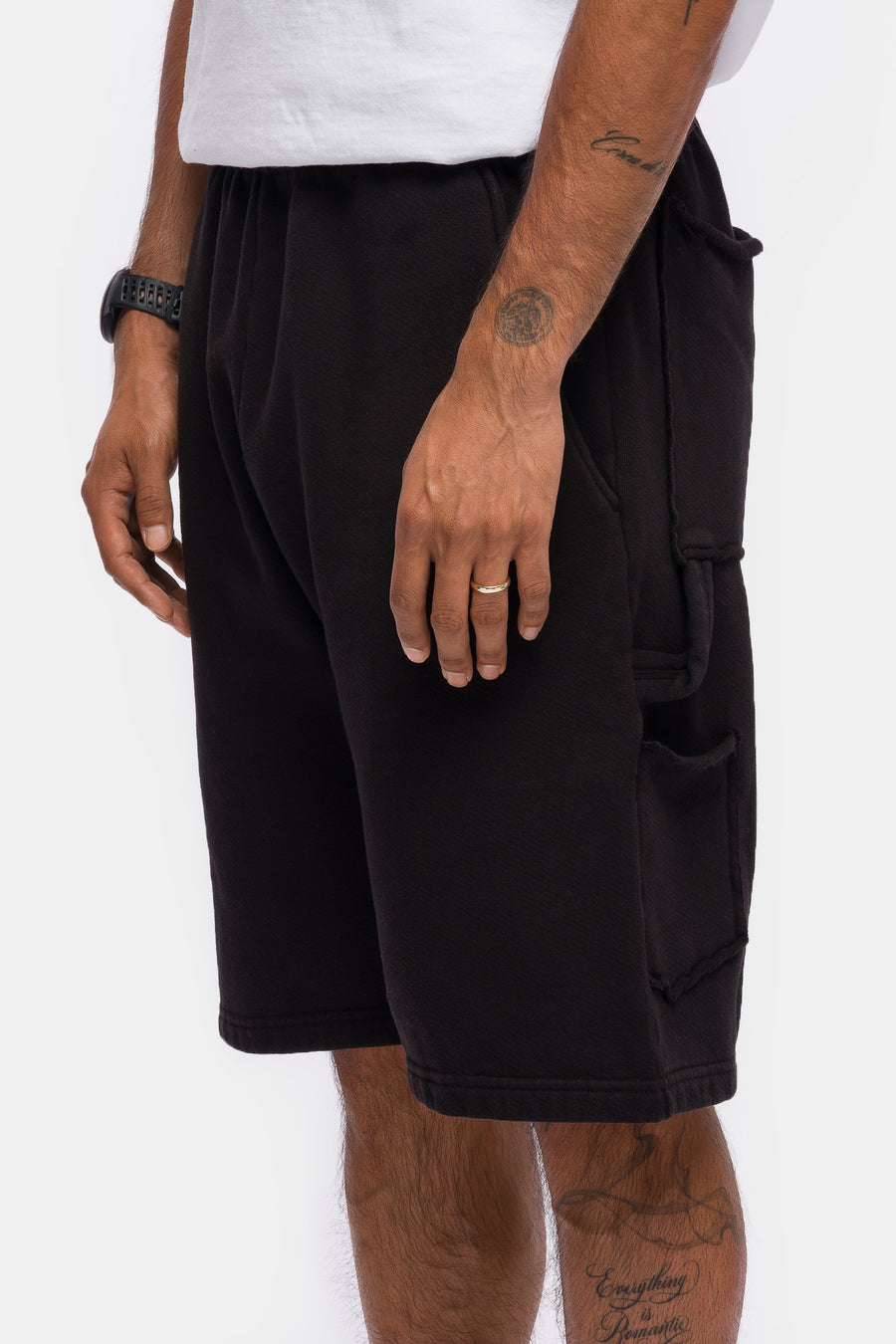 Les Tien Utility Short in Jet Black - Notre
