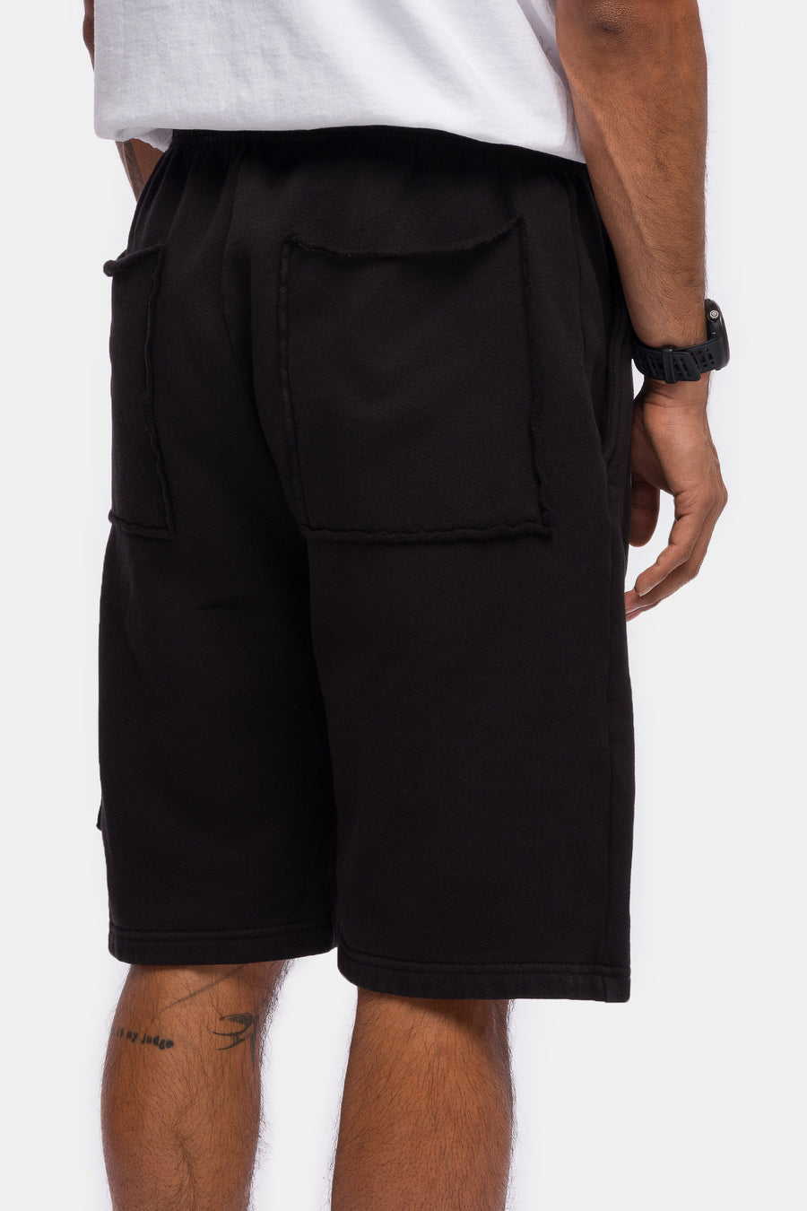 Les Tien Utility Short in Jet Black - Notre
