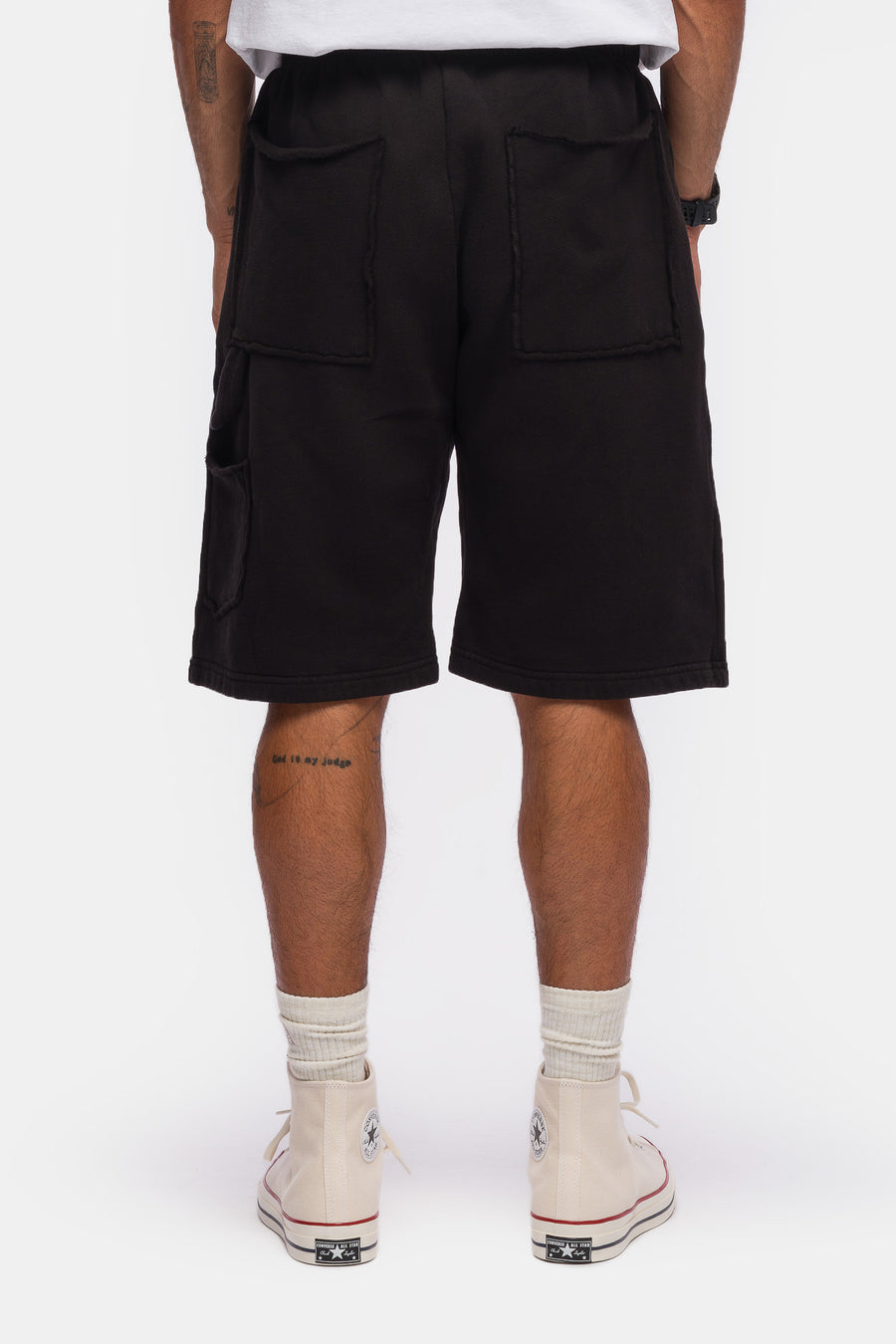 Les Tien Utility Short in Jet Black - Notre