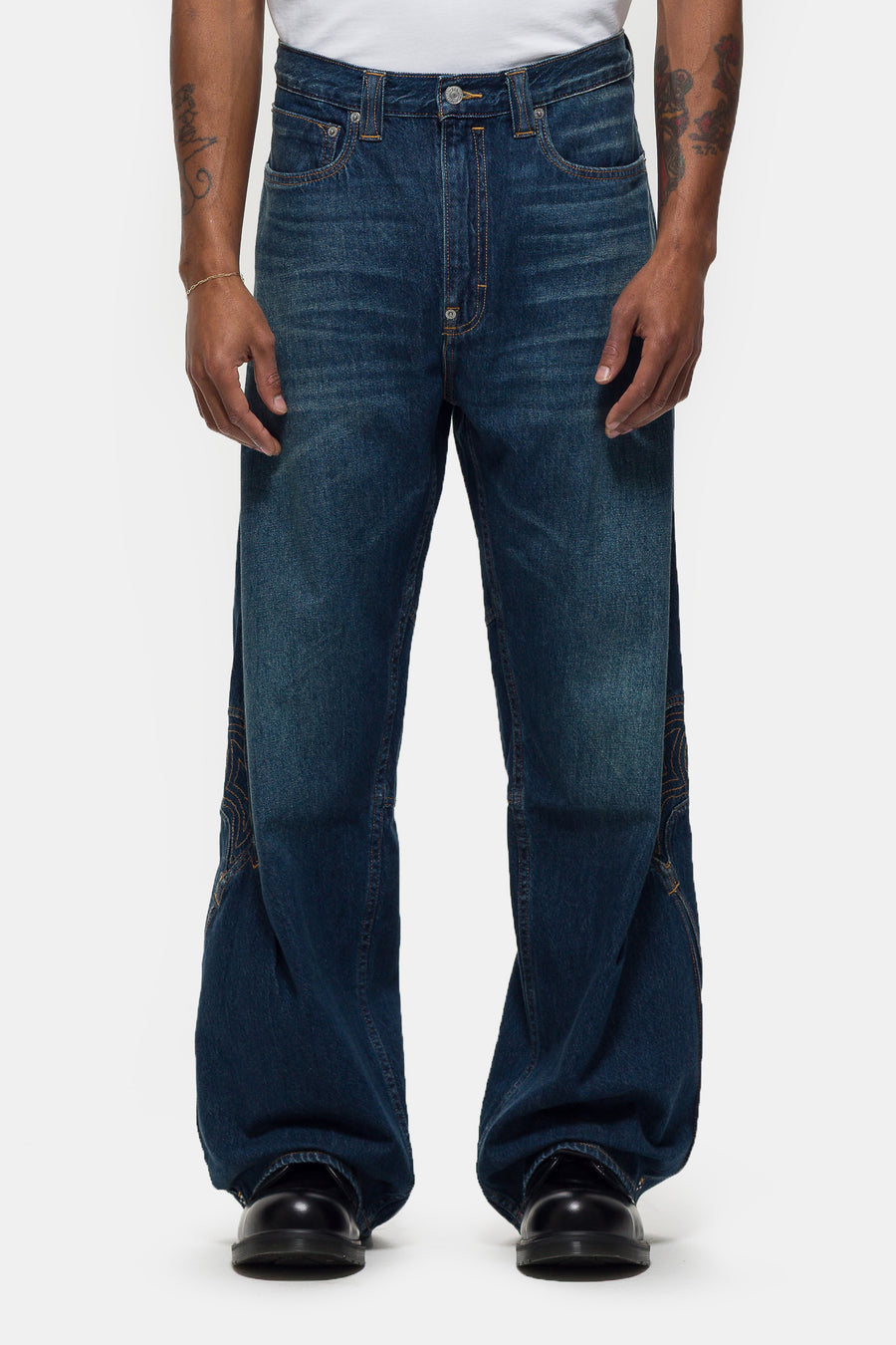 Kiko Kostadinov Baggy Jean in Medium Wash