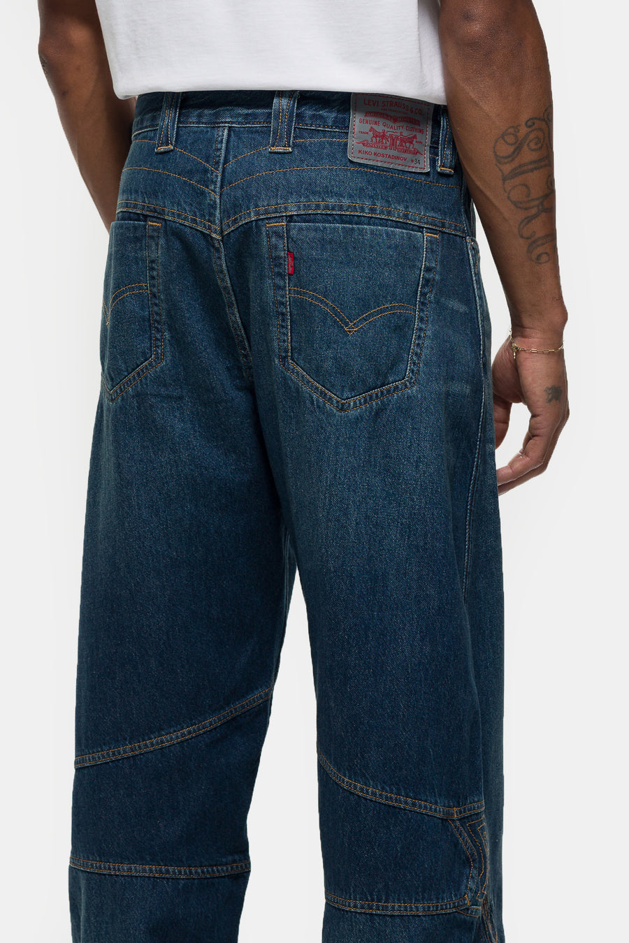 Kiko Kostadinov Baggy Jean in Medium Wash