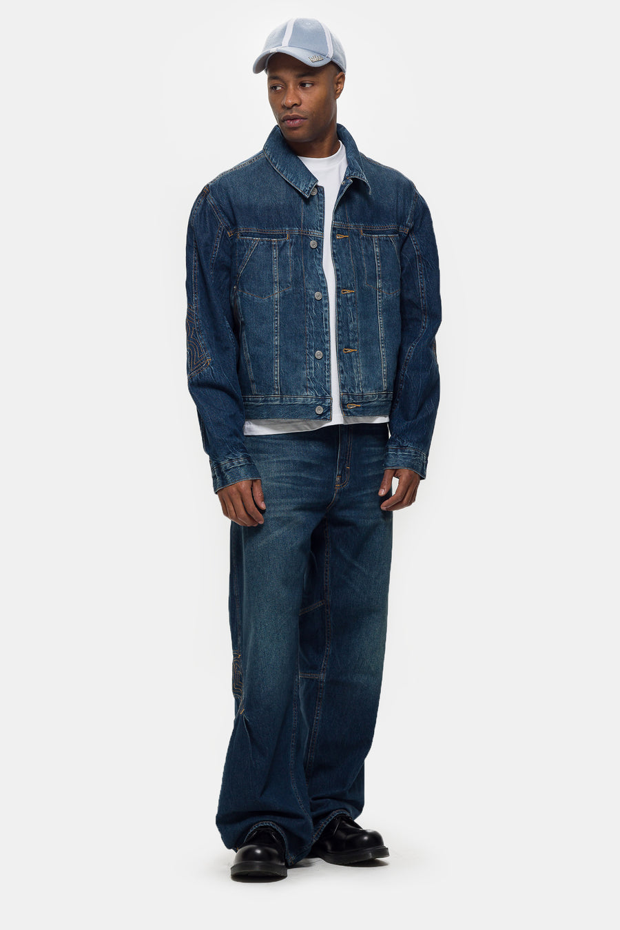 Kiko Kostadinov Baggy Jean in Medium Wash