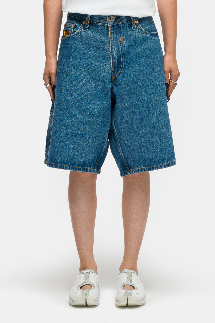 Levi's® Sky High Farm Goods Baggy Utility Short in Medium Wash - Notre