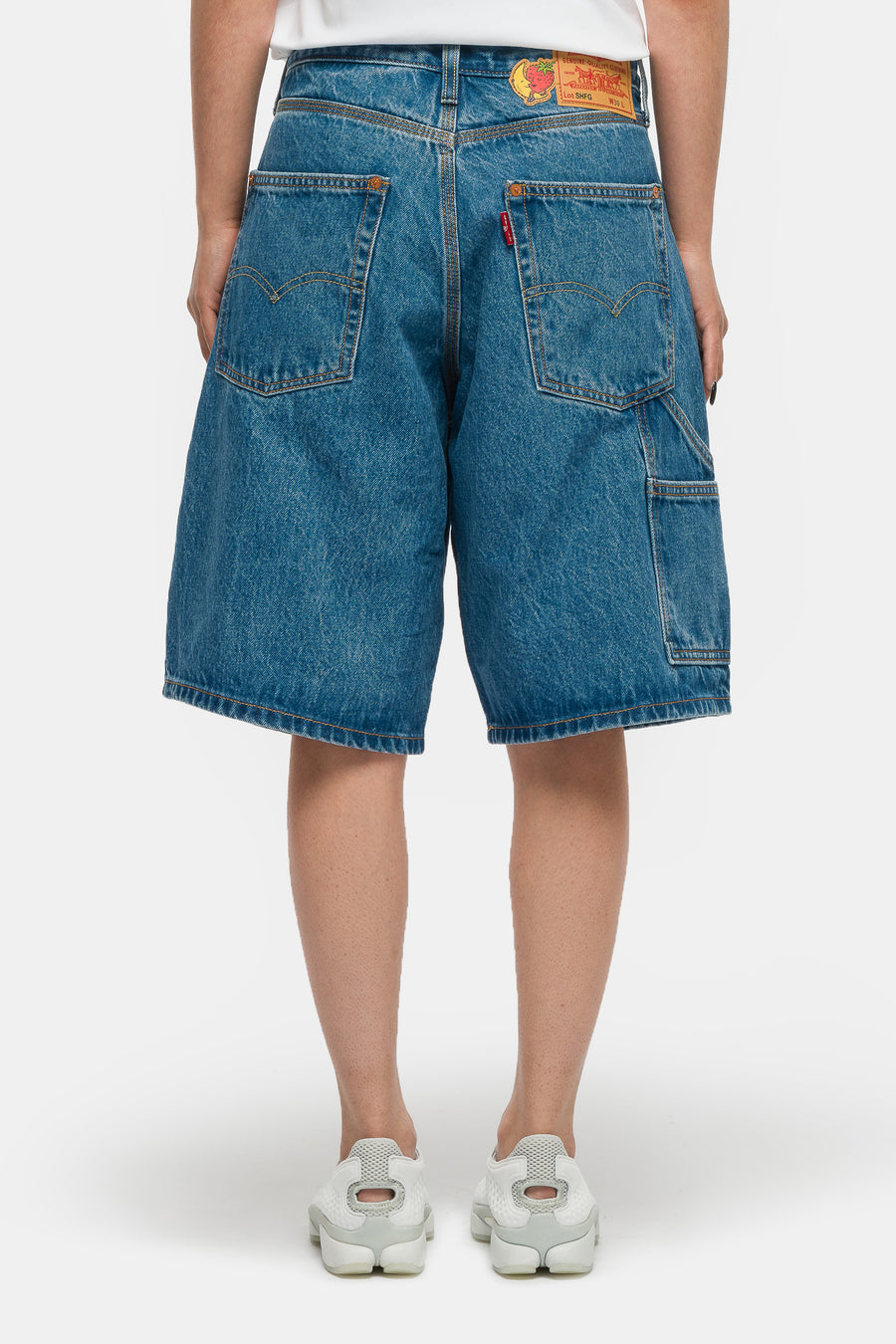 Levi's® Sky High Farm Goods Baggy Utility Short in Medium Wash - Notre