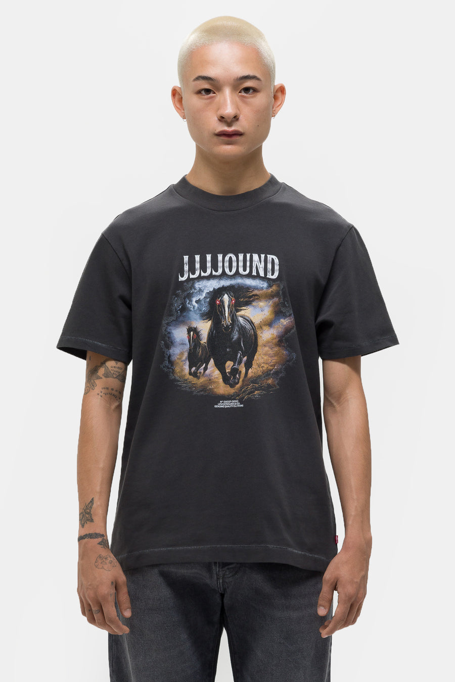 Levi's® JJJJound Graphic T-Shirt in Dark Horse - Notre