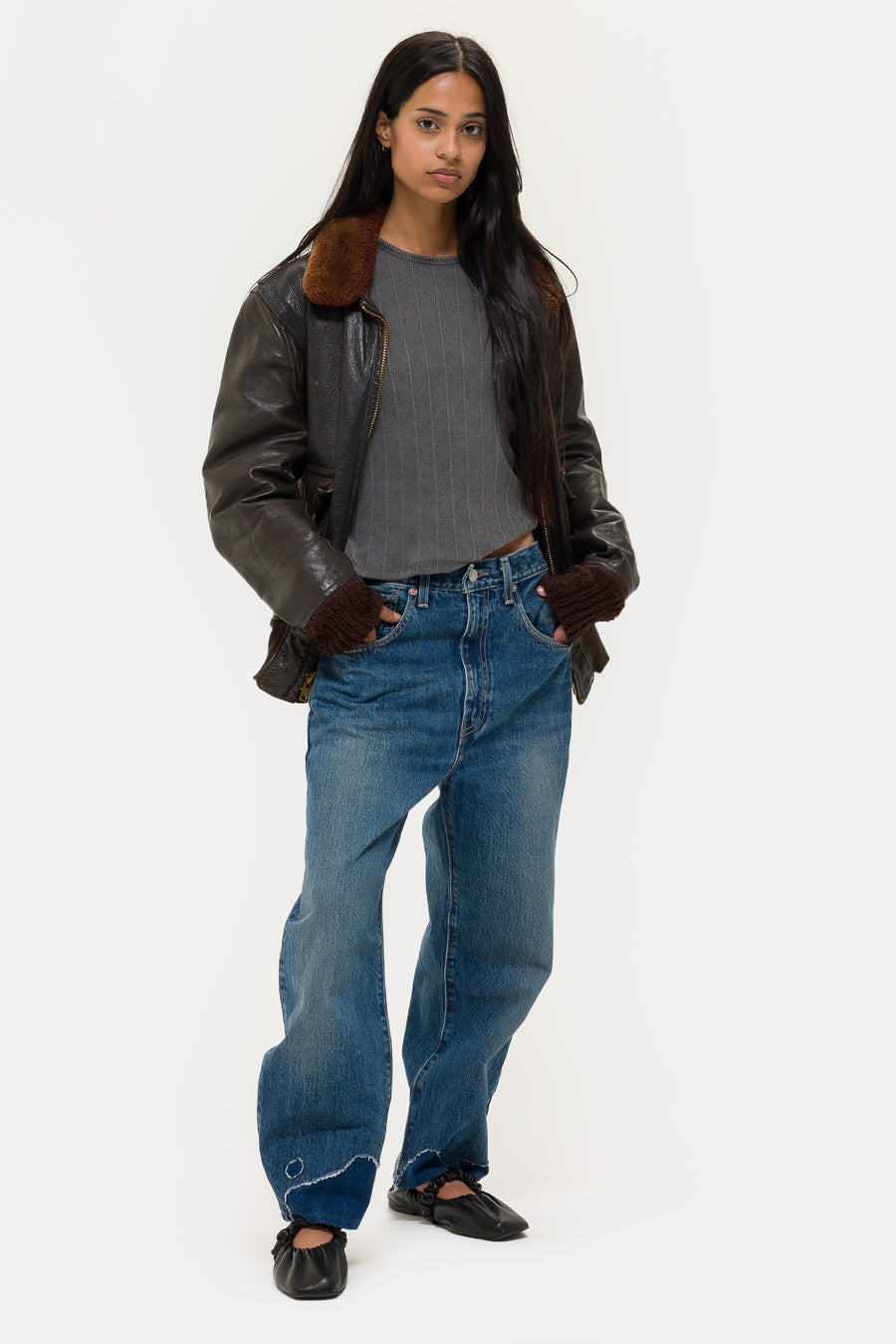 Levi's® Made in Japan Barrel Jean in Wader - Notre