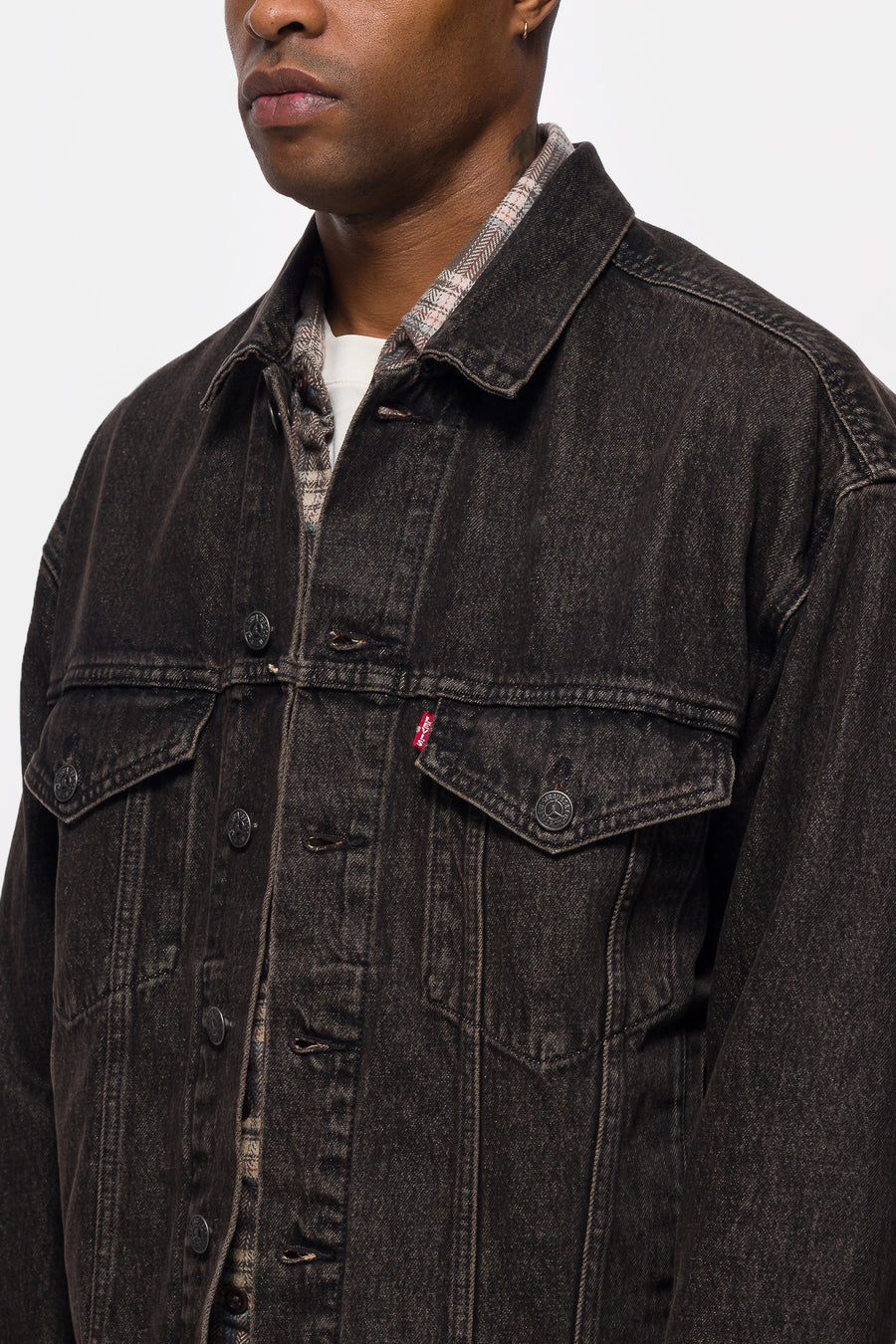 Jordan Type III Trucker Jacket in Black