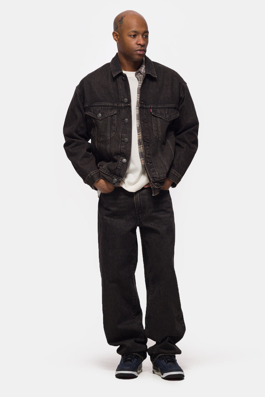 Levi's® Jordan Type III Trucker Jacket in Black - Notre