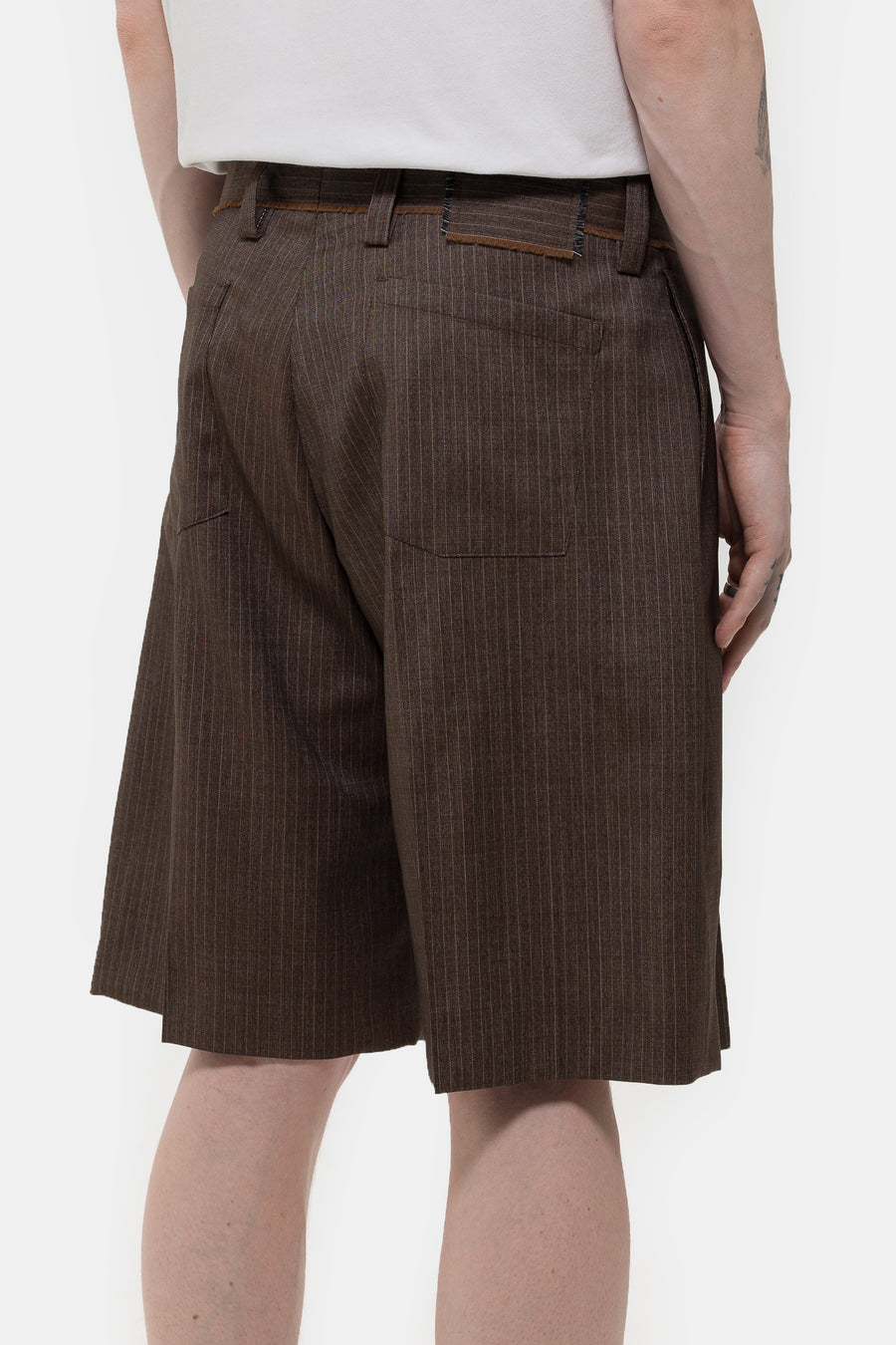 Classic Short in Nutmeg Vintage Stripe Classic Short in Nutmeg Vintage Stripe