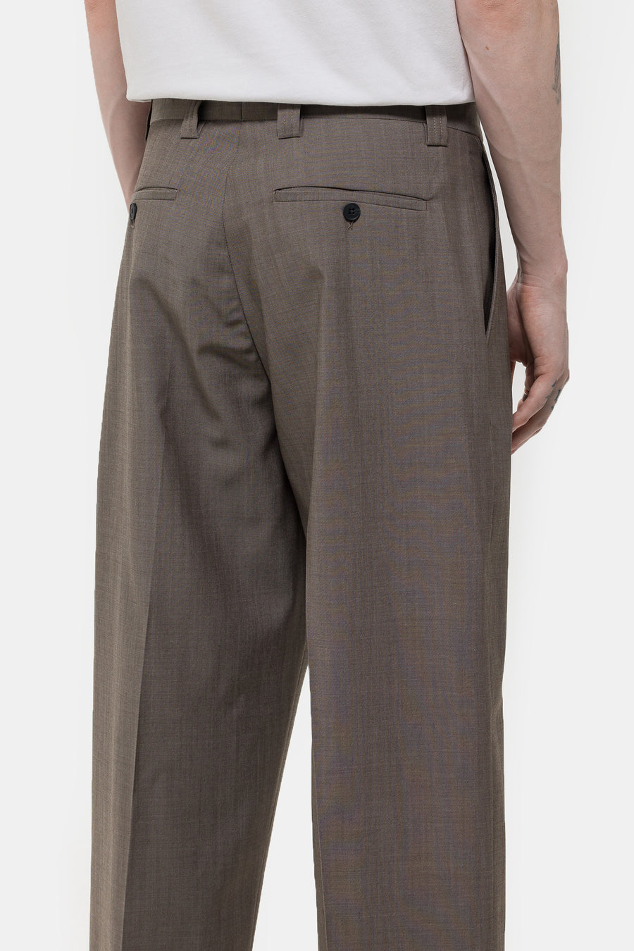 LIDNM DYED MOKU WOOL TROUSERS サイズM パンツ LIDNM DYED MOKU WOOL TROUSERS DYED MOKU WOOL TROUSERS