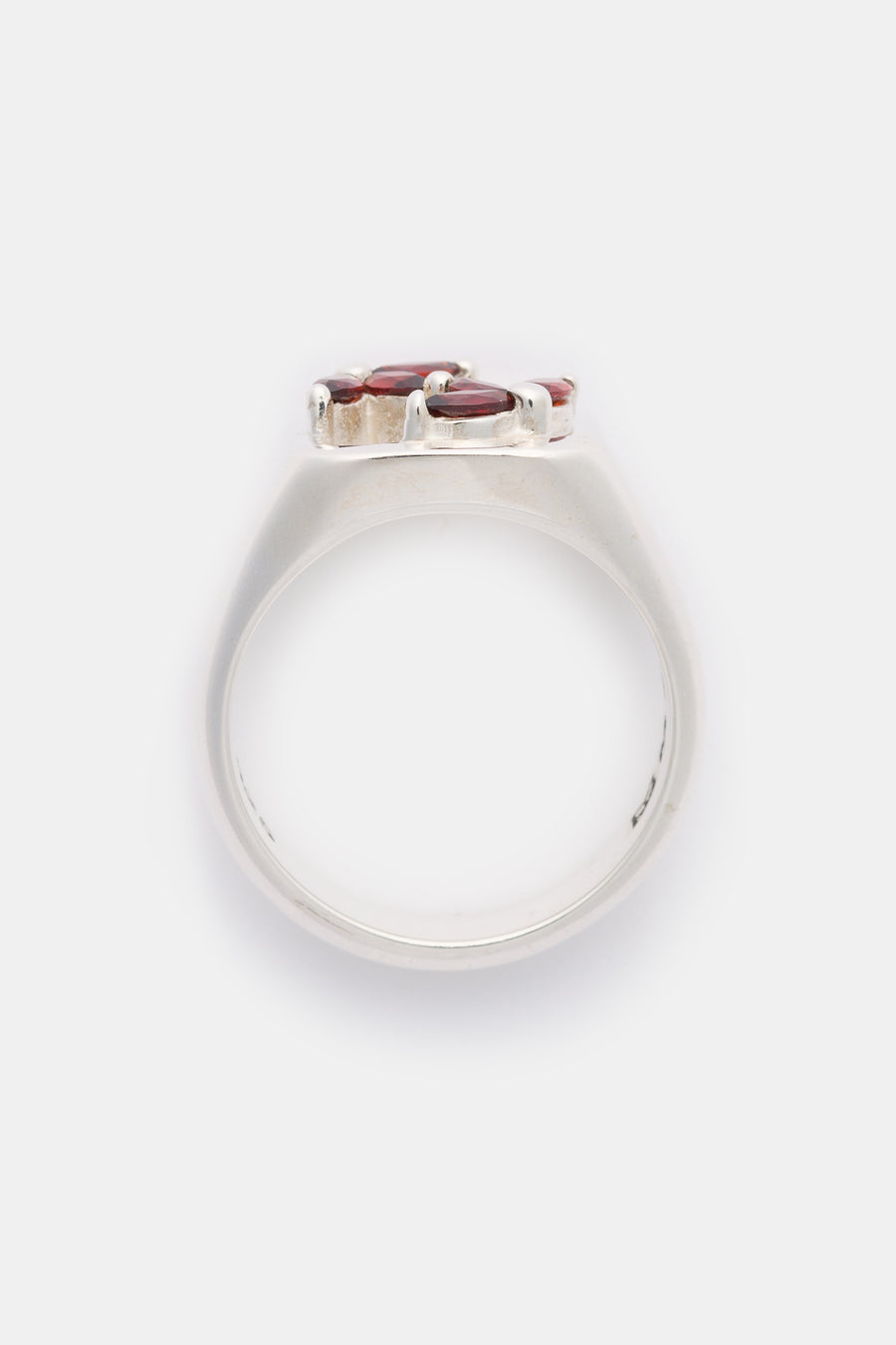 MAPLE 3 AM Signet Ring in Silver/Topaz - Notre