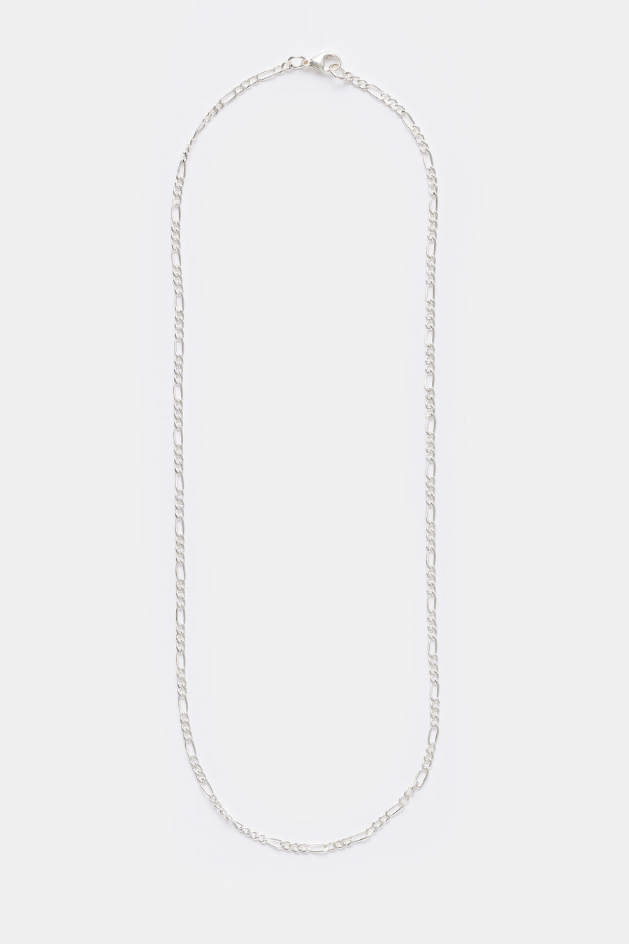 MAPLE Figaro Chain Necklace in Silver - Notre
