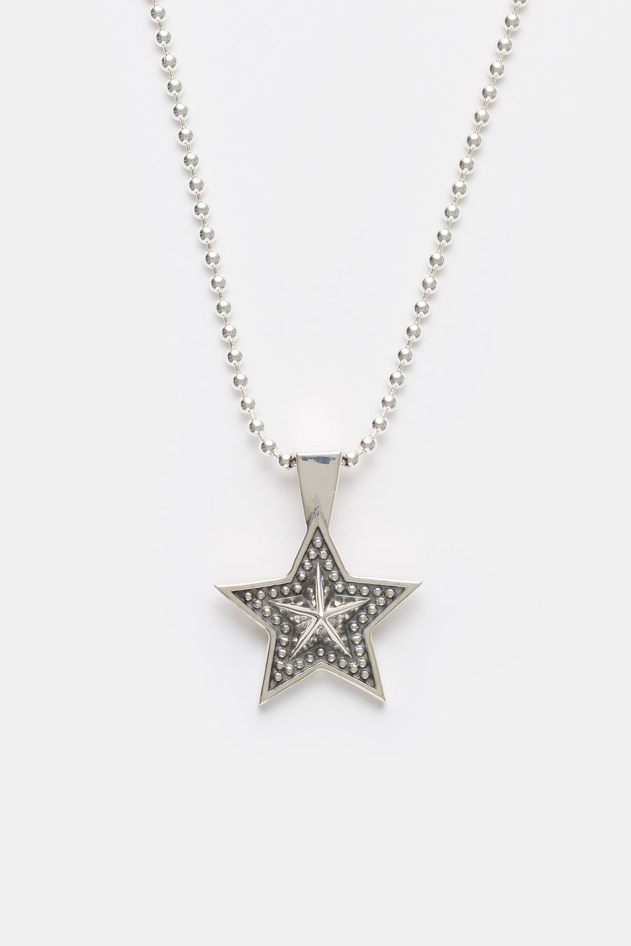 MAPLE Star Chain Necklace in Silver - Notre