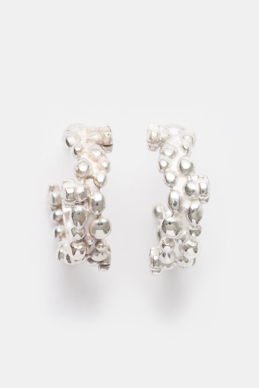 MAPLE Tropique Hoop Earrings in Silver - Notre