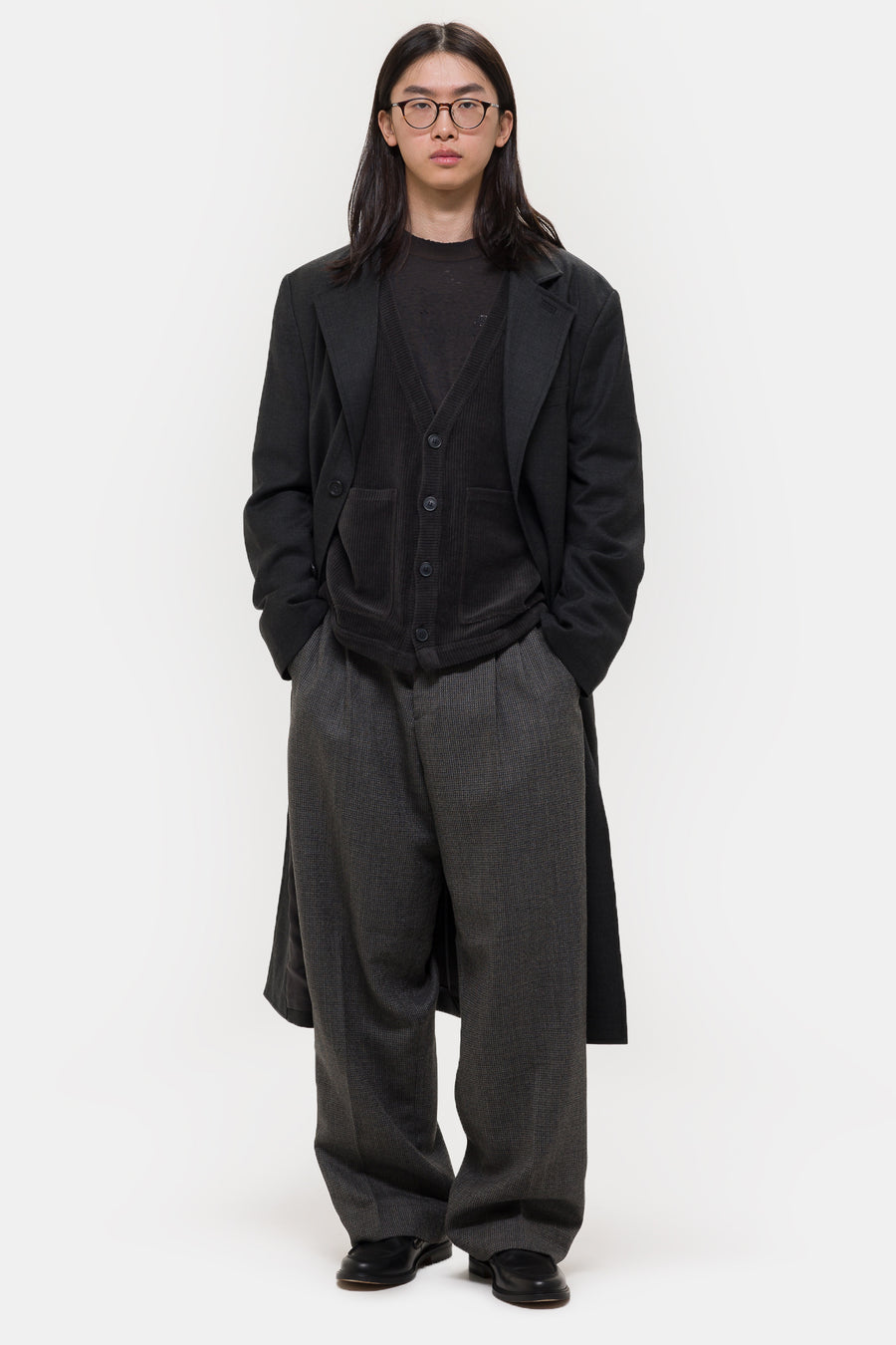 Evening Coat in Dark Grey - Mfpen Evening Coat in Dark Grey - Mfpen
