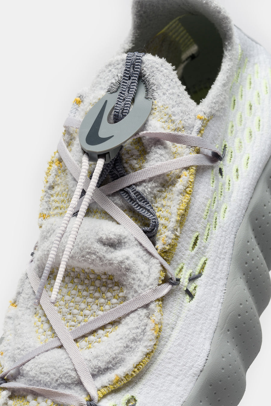 Mind 002 Flyknit Sneaker in White/Dark Grey/Pure Platinum/Wolf Grey
