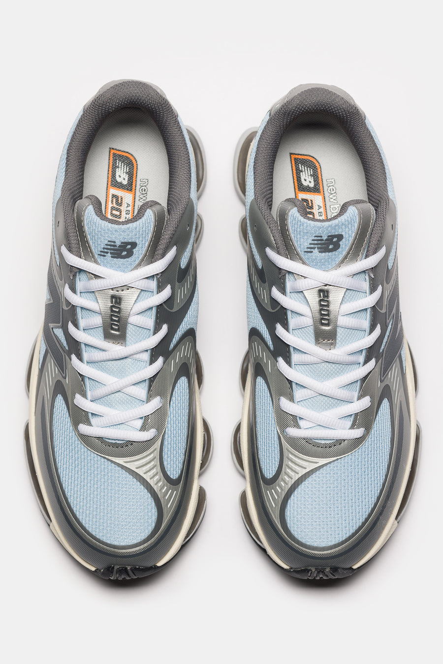 New Balance Abzorb 2000 Sneaker in Light Chrome Blue/Silver Metalic/Castlerock/Dark Silver Metallic - Notre