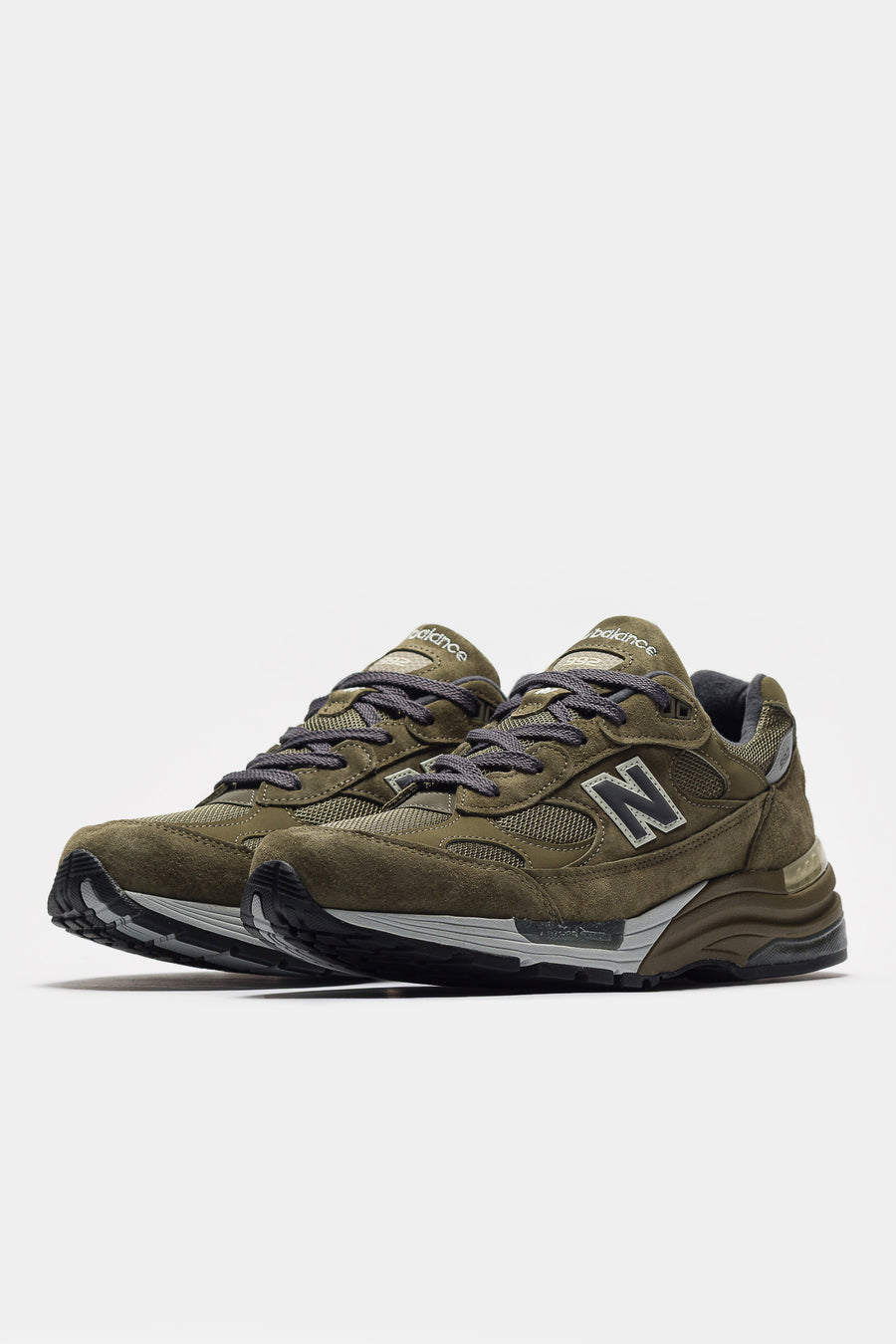 Made in USA 992 Sneaker in Dark Camo/Covert Green/Aluminum Grey