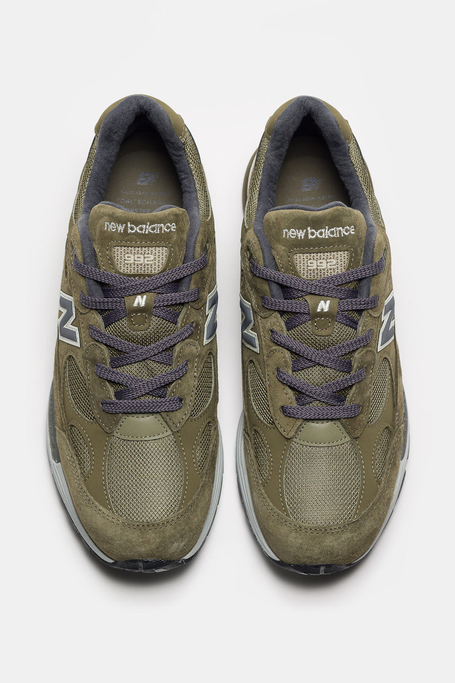 Made in USA 992 Sneaker in Dark Camo/Covert Green/Aluminum Grey