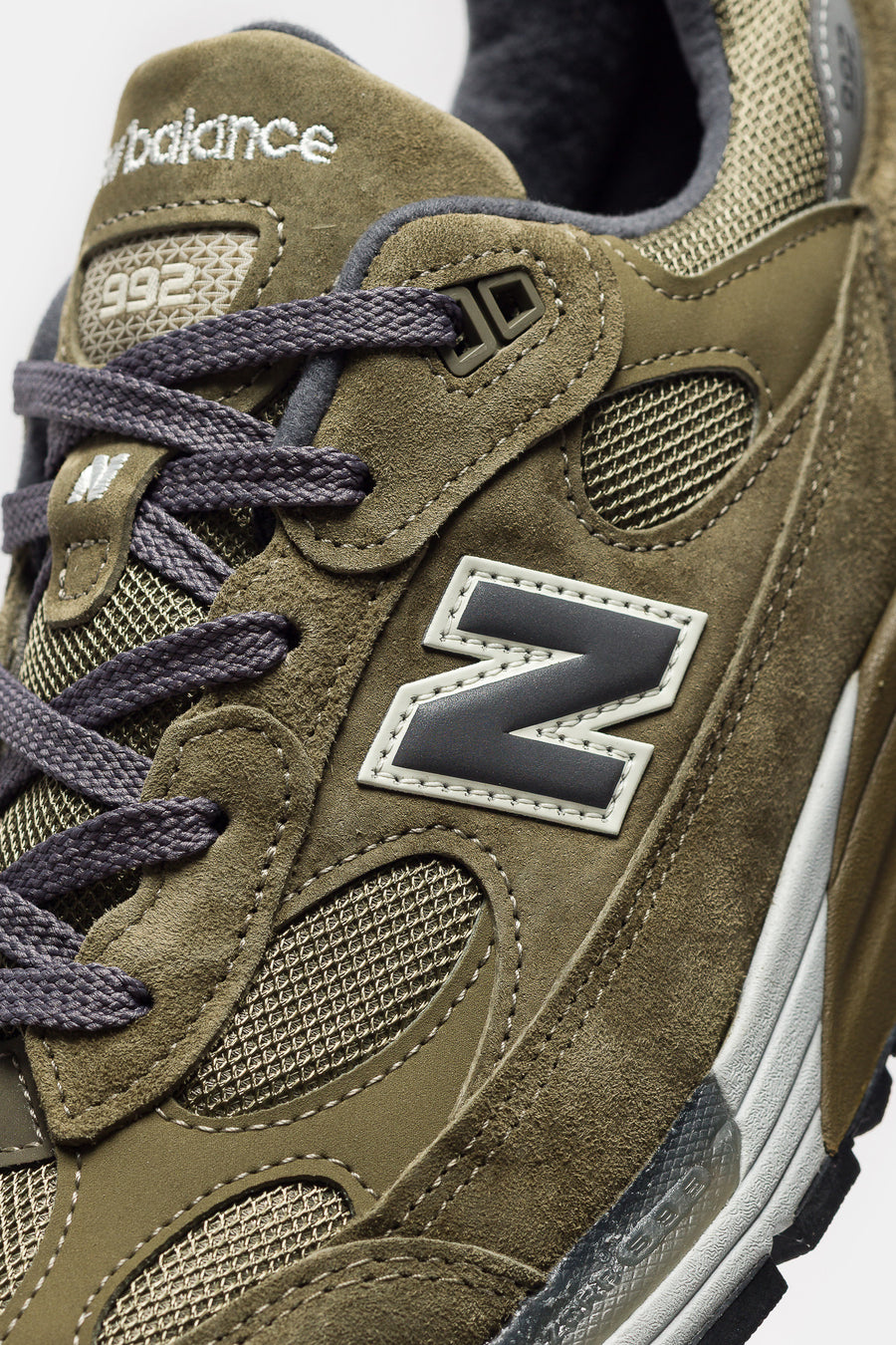 Made in USA 992 Sneaker in Dark Camo/Covert Green/Aluminum Grey