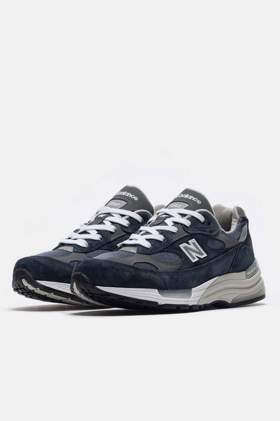 Made in USA 992 Sneaker in NB Navy/Grey/Silver Metalic