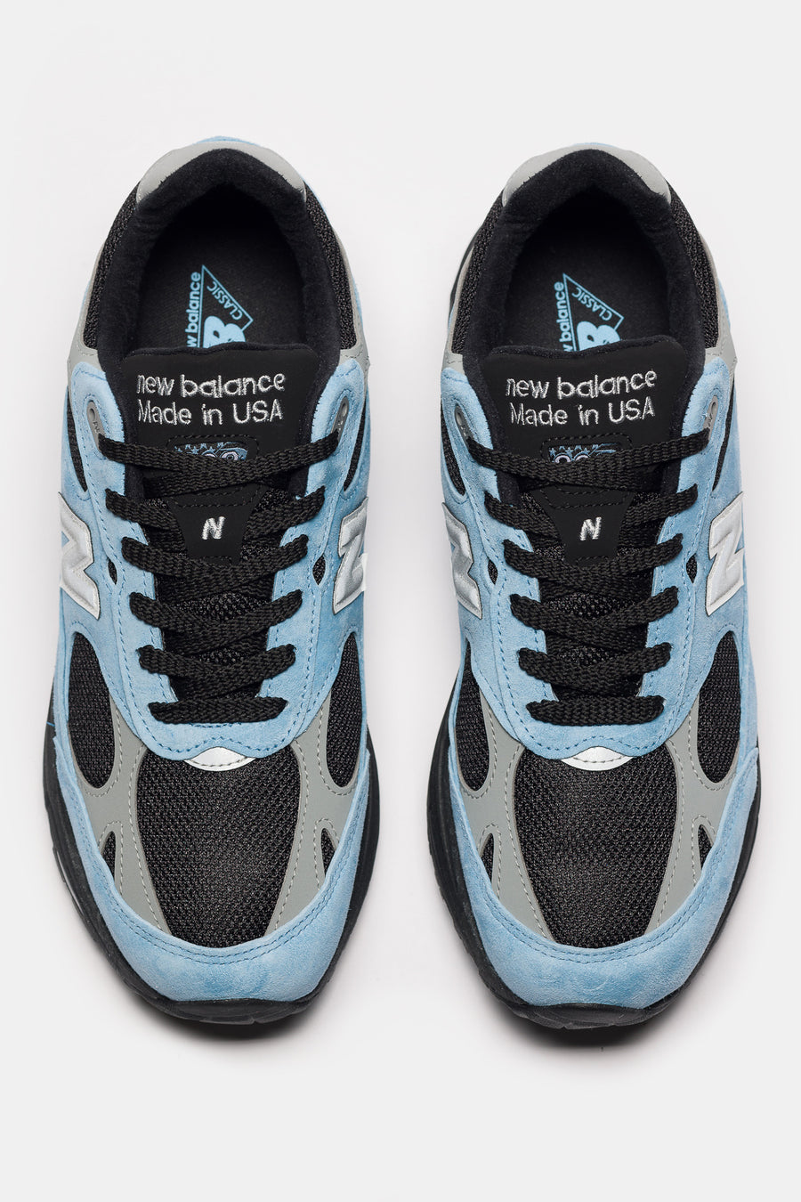 New Balance Made in USA 993 Sneaker in Baltic Sea/Black/Slate Grey - Notre