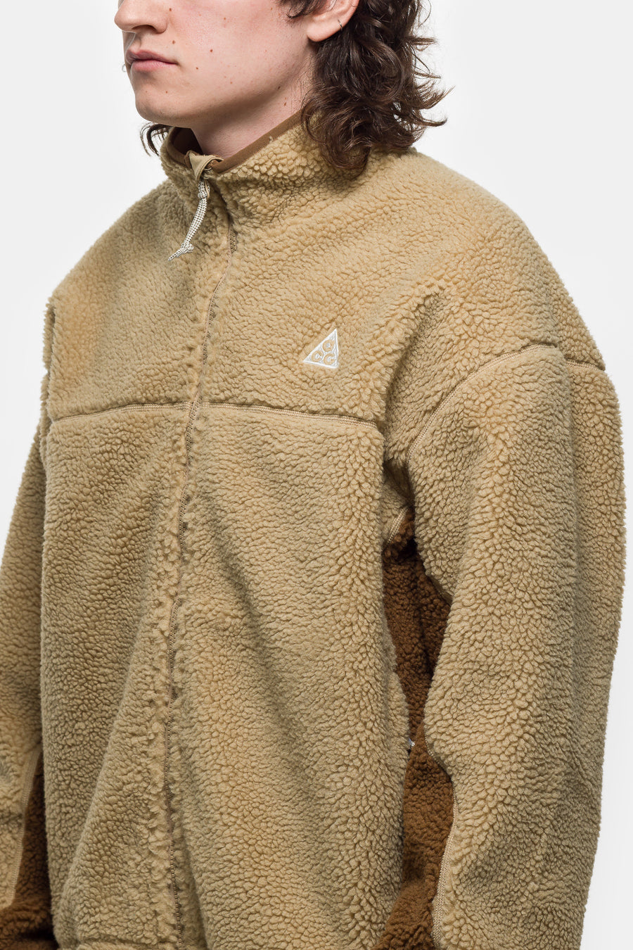 Nike ACG Therma-FIT ADV Windproof Jacket in Parachute Beige/Summit White - Notre