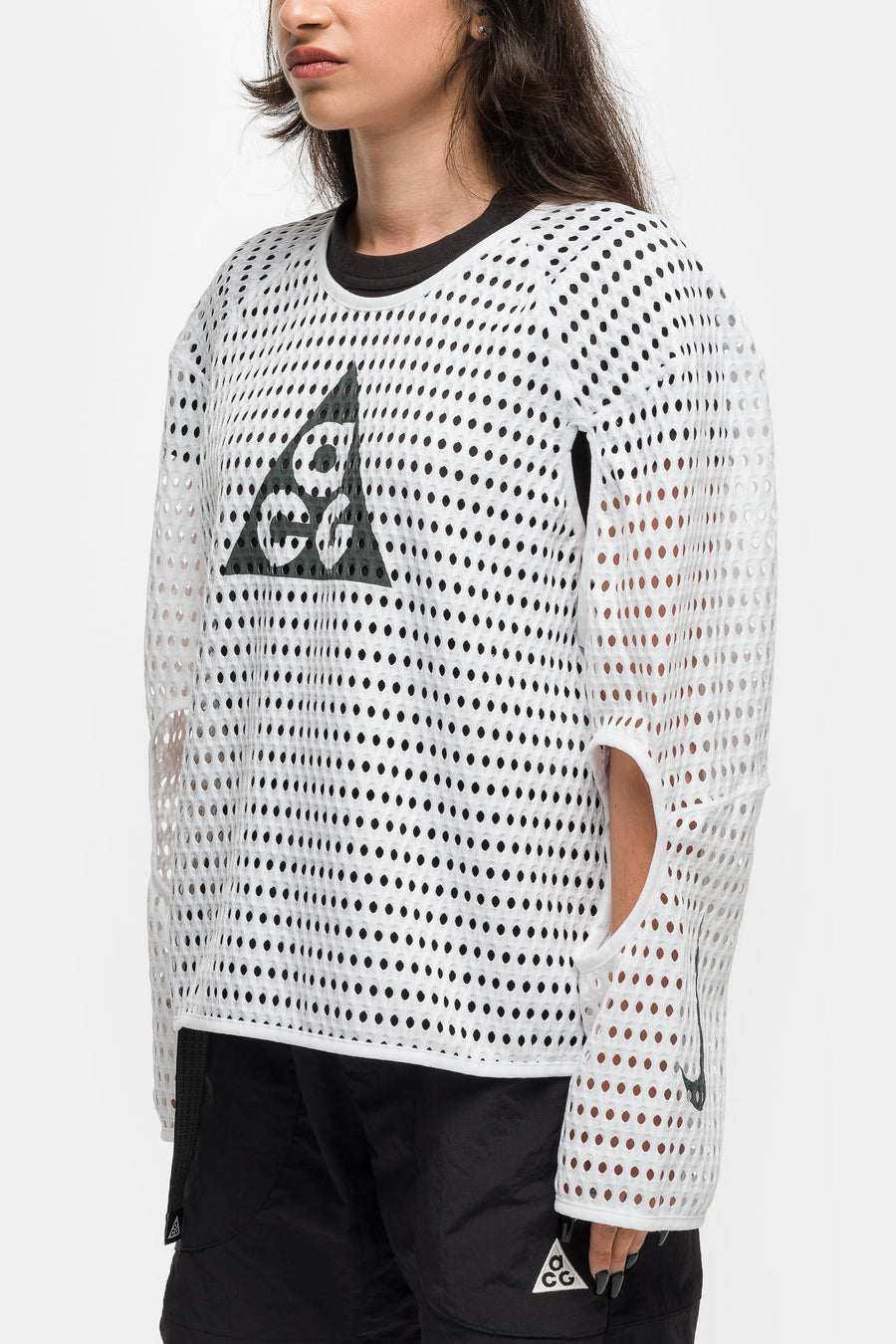 Nike ACG Women's Radical AirFlow NXT Dri-FIT Long Sleeve Trail Running Top in White - Notre