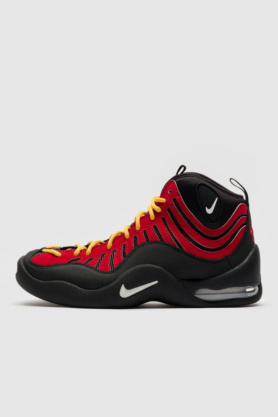 Air Bakin High SP Sneaker in Varsity Red/White/Varsity Maize/Black