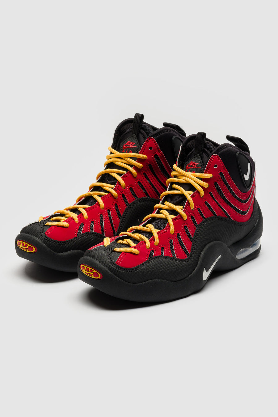 Air Bakin High SP Sneaker in Varsity Red/White/Varsity Maize/Black