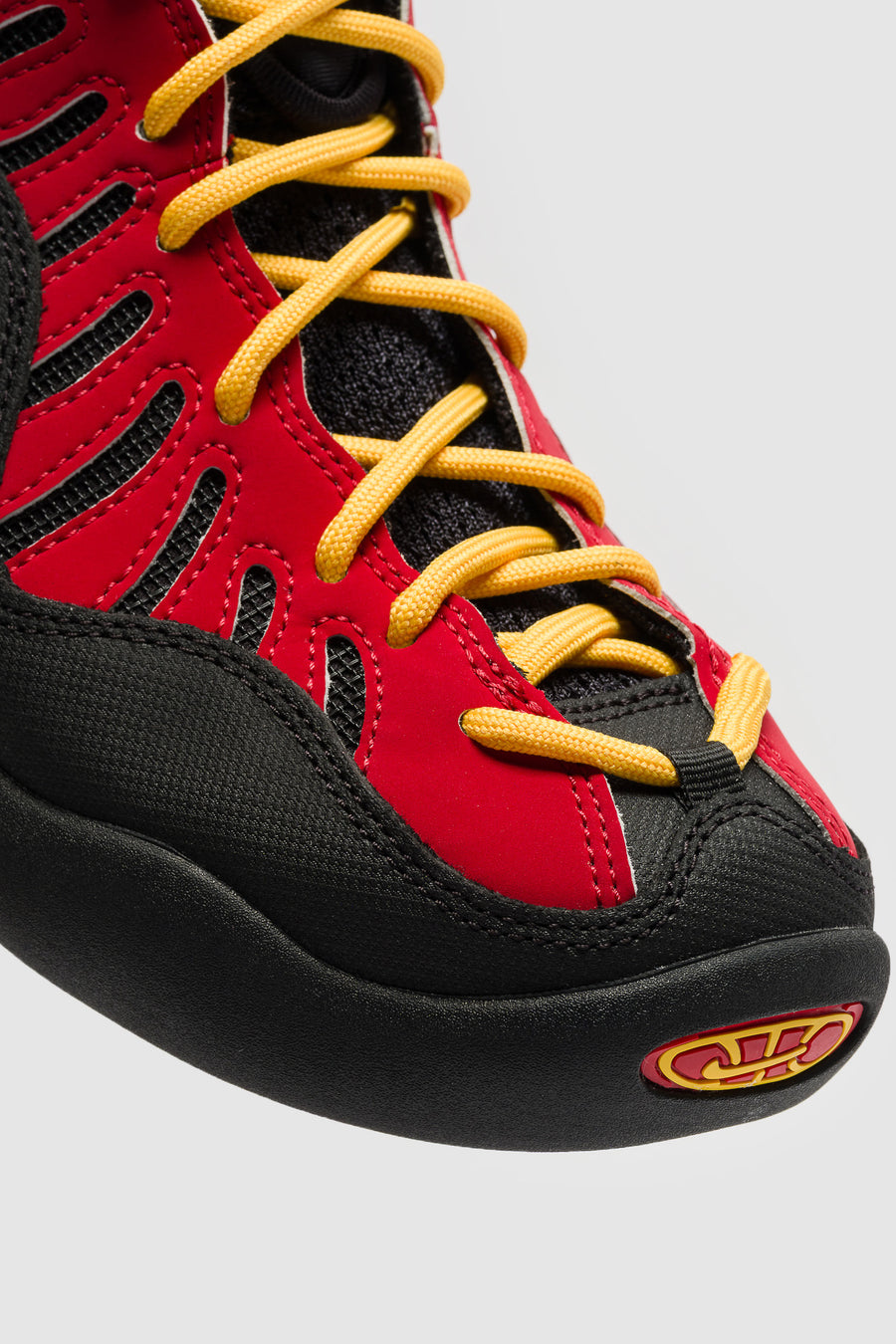 Air Bakin High SP Sneaker in Varsity Red/White/Varsity Maize/Black