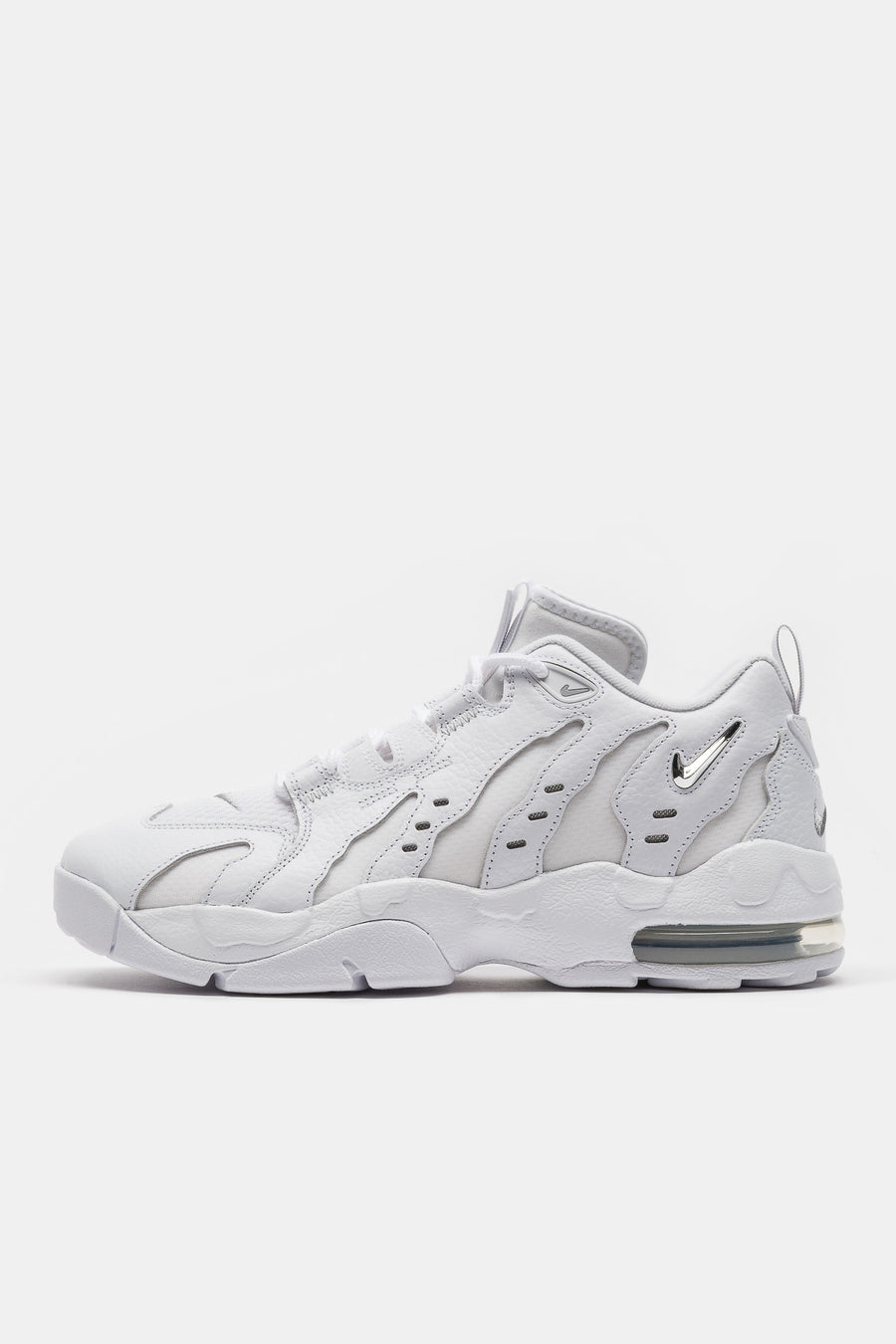 Air DT Max '96 Low Sneaker in White/Metallic Silver/White