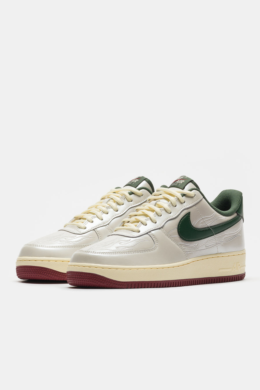 Air Force 1 '07 LV8 Sneaker in Phantom/Fir/Alabaster/Team Red
