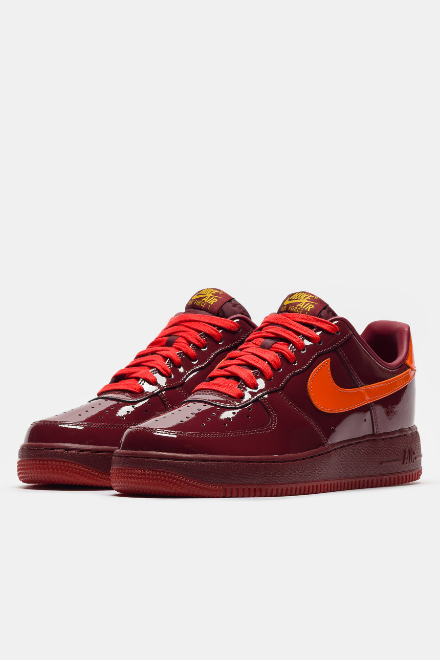 Nike Air Force 1 Low Sneaker in Dark Team Red/University Gold - Notre